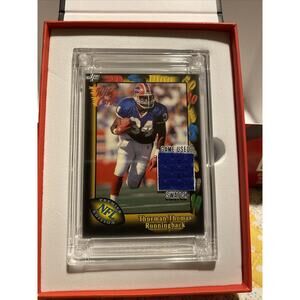 Jersey Fusion Thurman Thomas w/ game worn swatch from jersey